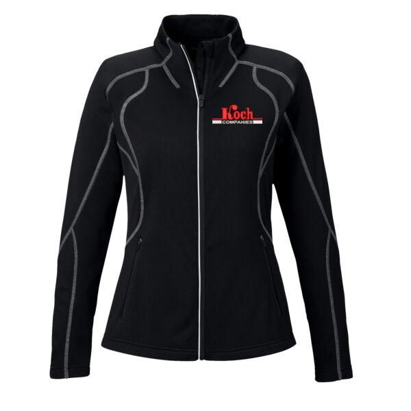 North End - Women's Gravity Performance Fleece Jacket - Embroidered Logo Thumbnail