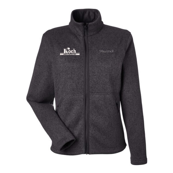 Marmot - Women's Drop Line Fleece Jacket - Embroidered Logo Thumbnail