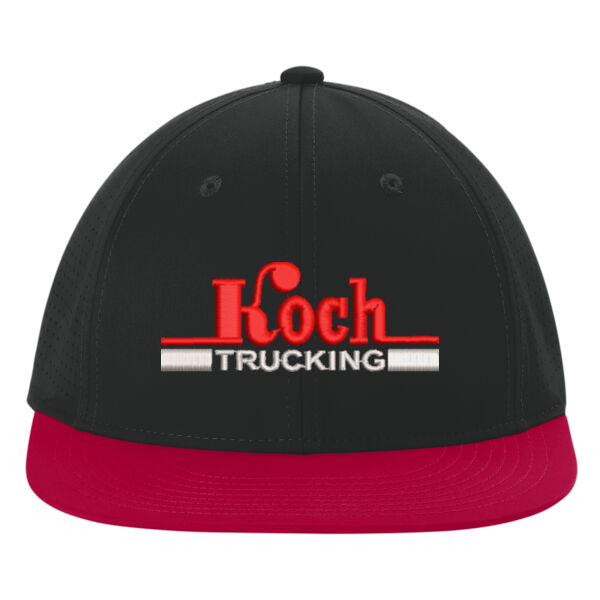 **CLOSEOUT ITEM** Pro Cut Stretch Tek Cap - Embroidered Logo Thumbnail