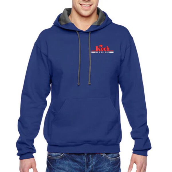 **CLOSEOUT ITEM** Sofspun Hooded Pullover Sweatshirt - Embroidered Logo Thumbnail