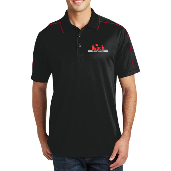 Sport Tek - Micropique Sport Wick Piped Polo - Embroidered Logo Thumbnail