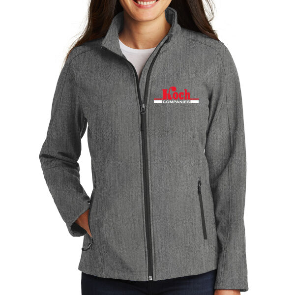 Port Authority - Ladies Core Soft Shell Jacket - Embroidered Logo Thumbnail