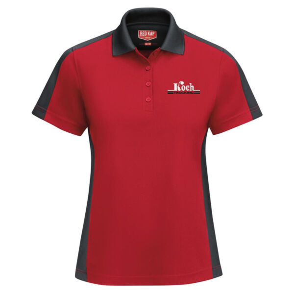 Red Kap - Women's Short Sleeve Performance Knit Two-Tone Polo - Embroidered Logo Thumbnail