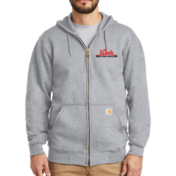 Carhartt ® Midweight Hooded Zip-Front Sweatshirt - Embroidered Logo Thumbnail