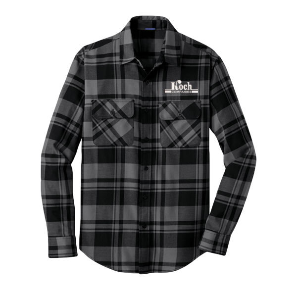 Port Authority® Plaid Flannel Shirt - Embroidered Logo Thumbnail