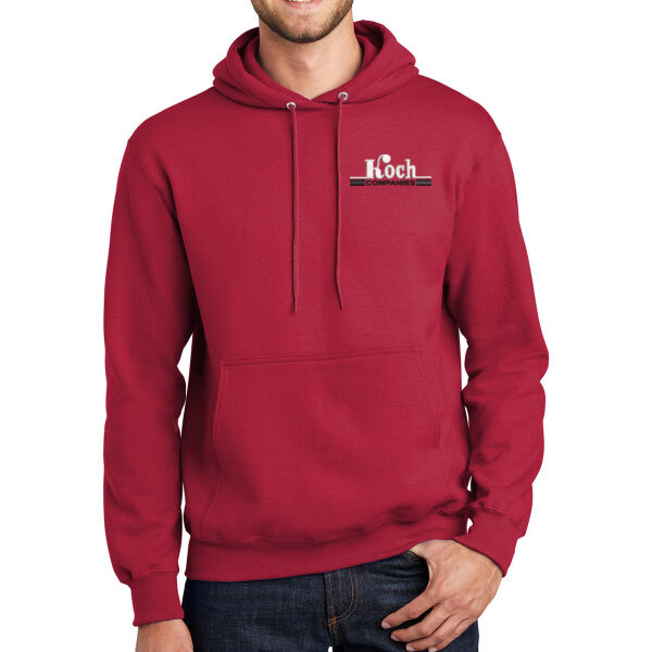 Port & Company® Tall Essential Fleece Pullover Hooded Sweatshirt - Embroidered Logo Thumbnail