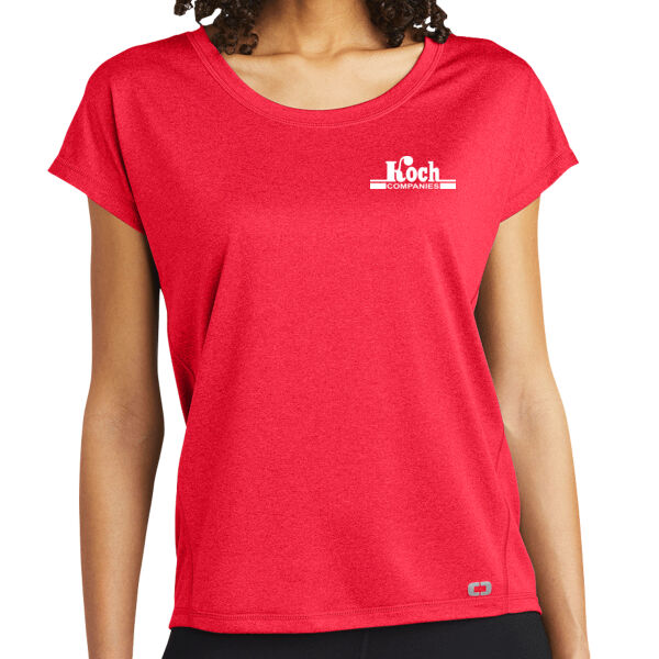 OGIO ® ENDURANCE Ladies Pulse Dolman Tee - Printed Logo Thumbnail