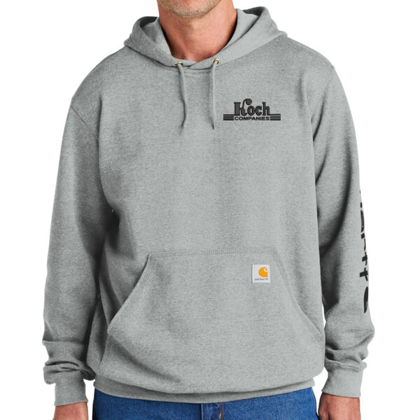 Carhartt® Midweight Hooded Logo Sweatshirt - Embroidered Logo Thumbnail