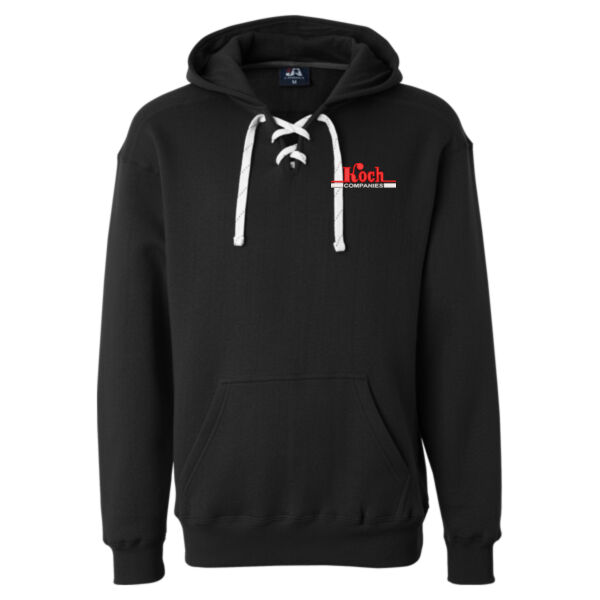 J. America - Sport Lace Hooded Sweatshirt - Embroidered Logo Thumbnail