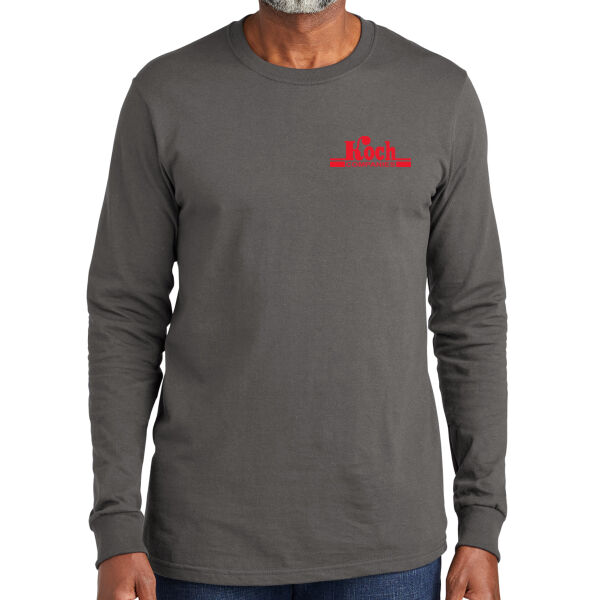 Volunteer Knitwear™ All-American Long Sleeve Tee - Printed Logo Thumbnail