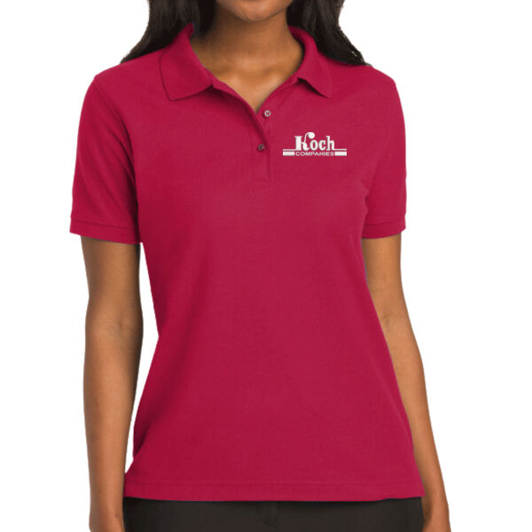 Port Authority® Ladies Silk Touch™ Polo - Embroidered Logo Thumbnail