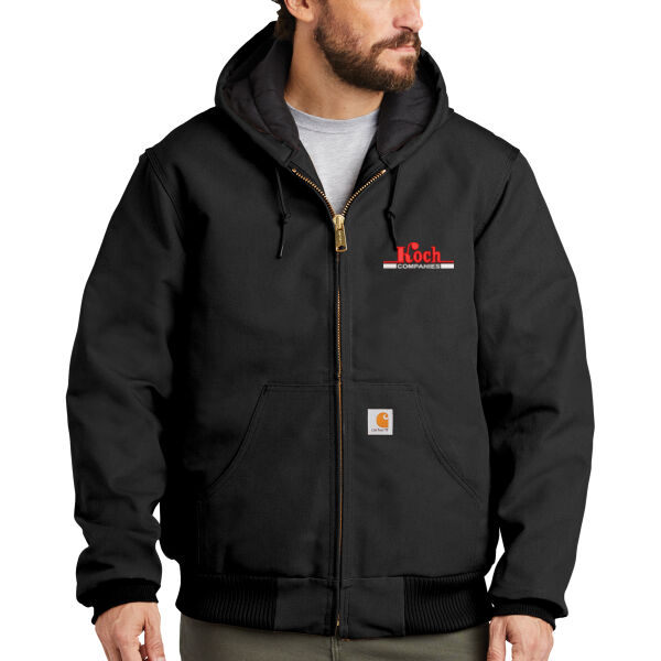 Carhartt ® Tall Quilted-Flannel-Lined Duck Active Jac - Embroidered Logo Thumbnail