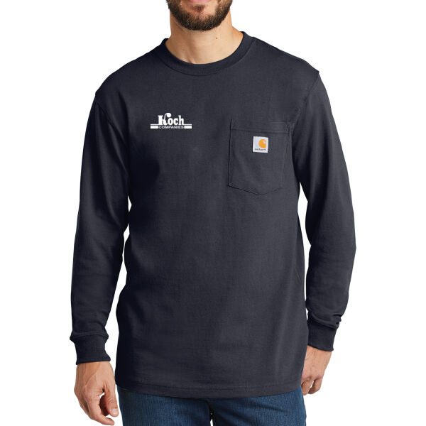 Carhartt ® Workwear Pocket Long Sleeve T-Shirt - Printed Logo Thumbnail