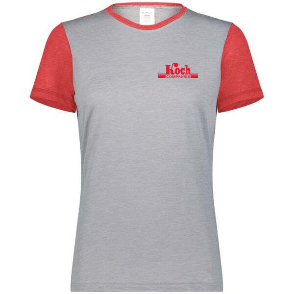Augusta - Ladies Gameday Vintage Ringer Tee - Printed Logo Thumbnail
