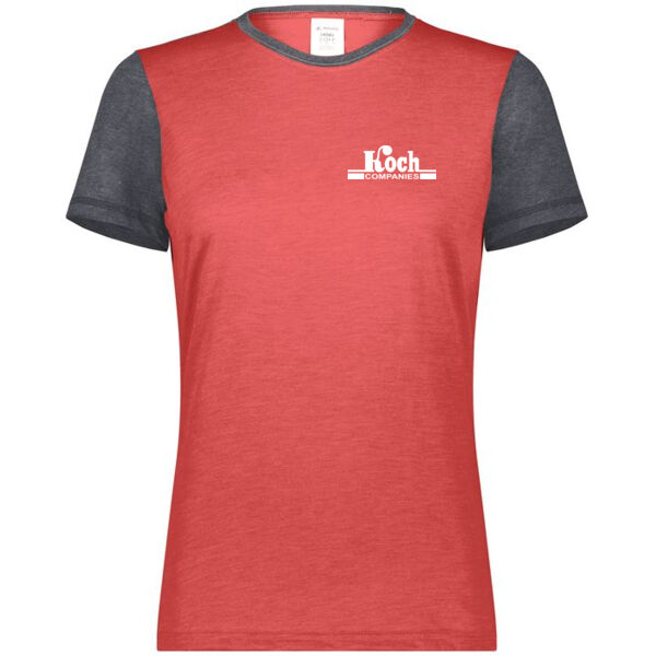 Augusta - Ladies Gameday Vintage Ringer Tee - Printed Logo Thumbnail