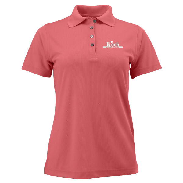 Paragon - Women's Saratoga Performance Mini Mesh Polo - Embroidered Logo Thumbnail