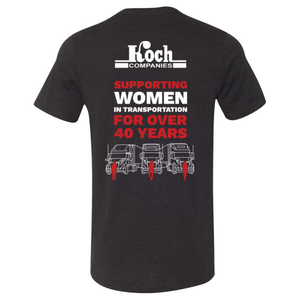 Koch Companies - "Women In Transportation" Tees - BELLA + CANVAS - Unisex CVC Jersey Tee - Printed Logos Thumbnail