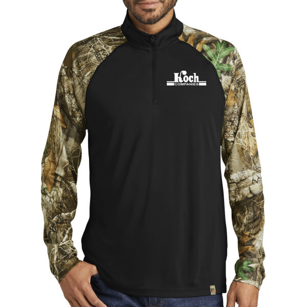 Russell Outdoors™ Realtree® Colorblock Performance 1/4-Zip - Printed Logo Thumbnail