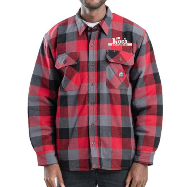 Berne - Tall Sizes Timber Flannel Shirt Jacket - Embroidered Logo Thumbnail