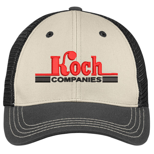 District ® Tri-Tone Mesh Back Cap - Embroidered Logo Thumbnail