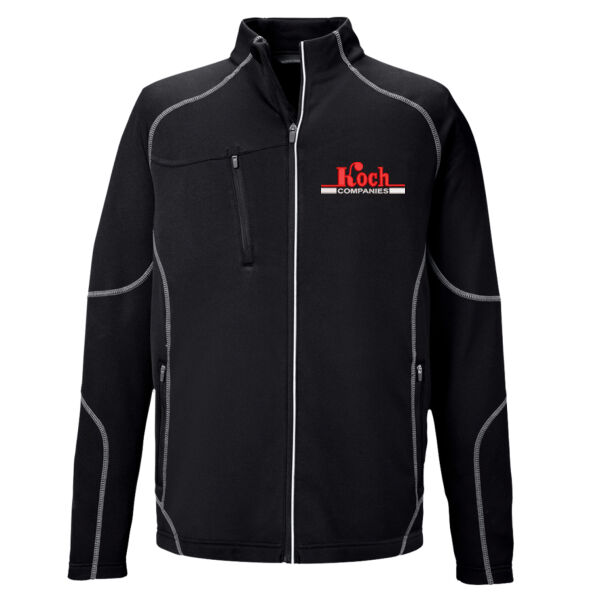 North End - Men's Gravity Performance Fleece Jacket - Embroidered Logo Thumbnail