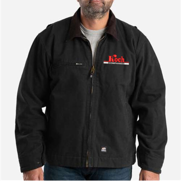 Berne - Highland Washed Gasoline Jacket - Embroidered Logo Thumbnail