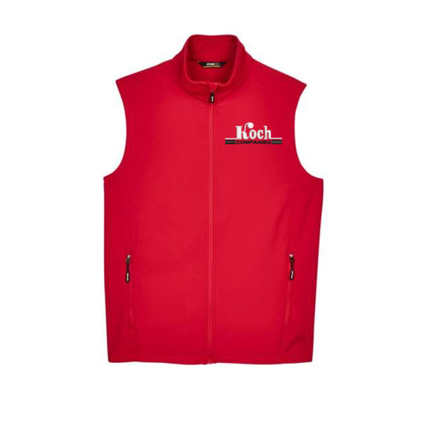 CORE365 - Men's Cruise Two-Layer Fleece Bonded Soft Shell Vest - Embroidered Logo Thumbnail