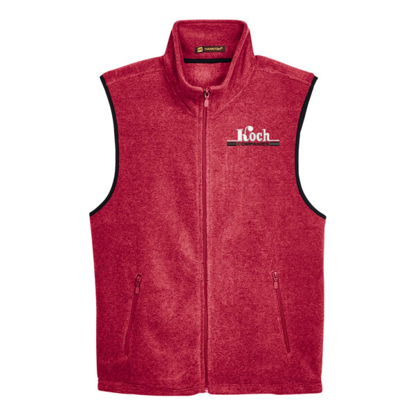 Harriton - Unisex Fleece Full-Zip Vest - Embroidered Logo Thumbnail