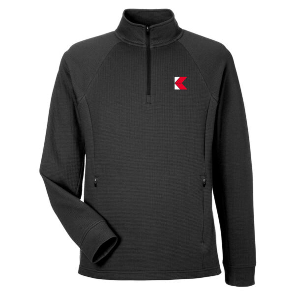 North End - Men's Rhythm Waffle Quarter-Zip Pullover - Embroidered Logos - Koch Logistics Exclusive Thumbnail