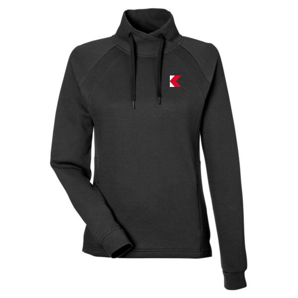 North End - Women's Rhythm Waffle Pullover - Embroidered Logos - Koch Logistics Exclusive Thumbnail