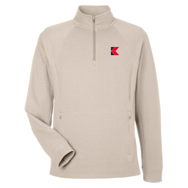 North End - Men's Rhythm Waffle Quarter-Zip Pullover - Embroidered Logos - Koch Logistics Exclusive Thumbnail