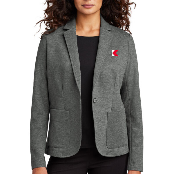 Mercer+Mettle® Women’s Relaxed Knit Blazer - Embroidered Logo - Koch Logistics Exclusive Thumbnail