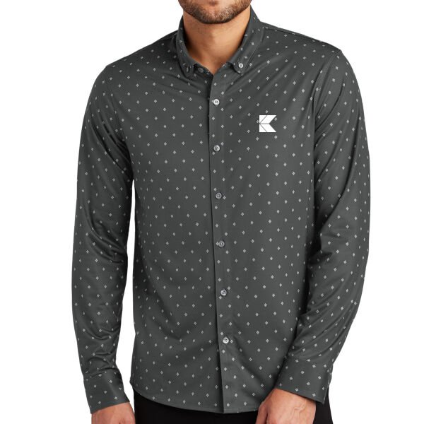 Mercer+Mettle® Stretch Jersey Long Sleeve Shirt - Embroidered Logos - Koch Logistics Exclusive Thumbnail