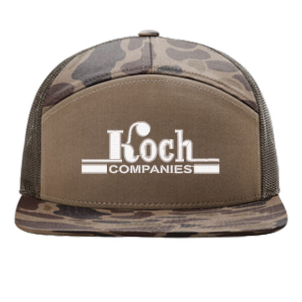 Richardson Printed 7-Panel Trucker - Embroidered Logo Thumbnail