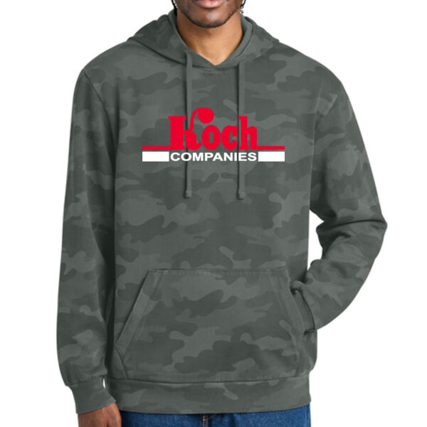 District Wash™ Camo Fleece Hoodie - Printed Logo Thumbnail