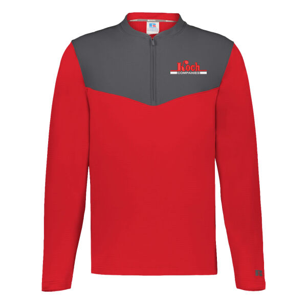 Russell - Sideline Grid 1/4 Zip Pullover - Embroidered Logo Thumbnail