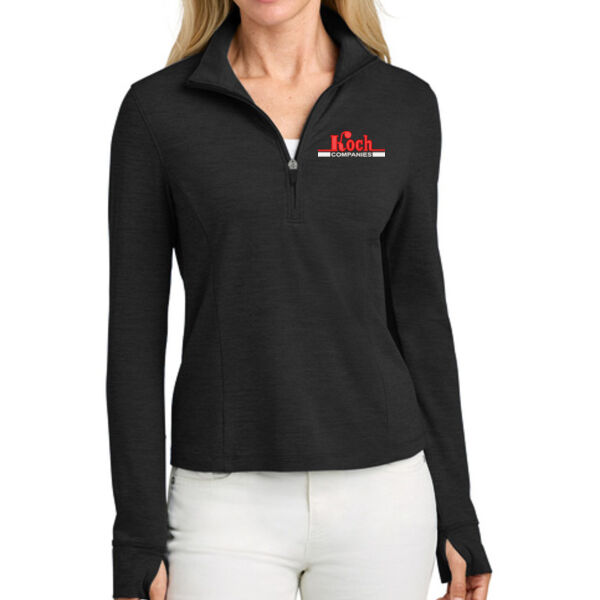 TravisMathew Women's Onward 1/2-Zip - Embroidered Logo Thumbnail