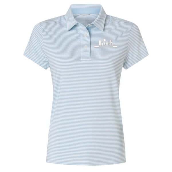 Swannies - Women's Kayla Striped Polo - Embroidered Logo Thumbnail