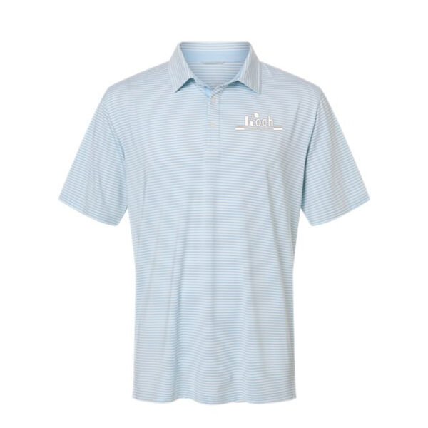 Swannies - Men's Smith Striped Polo - Embroidered Logo Thumbnail