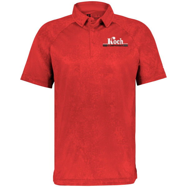 Badger - Stadium Print Polo - Embroidered Logo Thumbnail