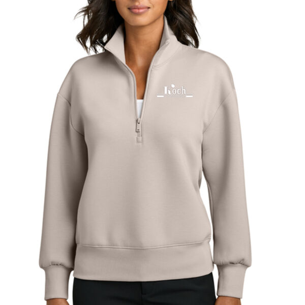 Mercer+Mettle® Women's Soft Spacer 1/4-Zip - Embroidered Logo Thumbnail