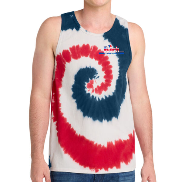Port & Co™ Tie-Dye Tank Top - Printed Logo Thumbnail