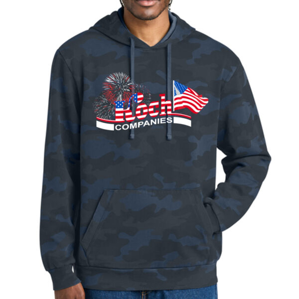 District Wash™ Camo Fleece Hoodie - Printed Logo Thumbnail