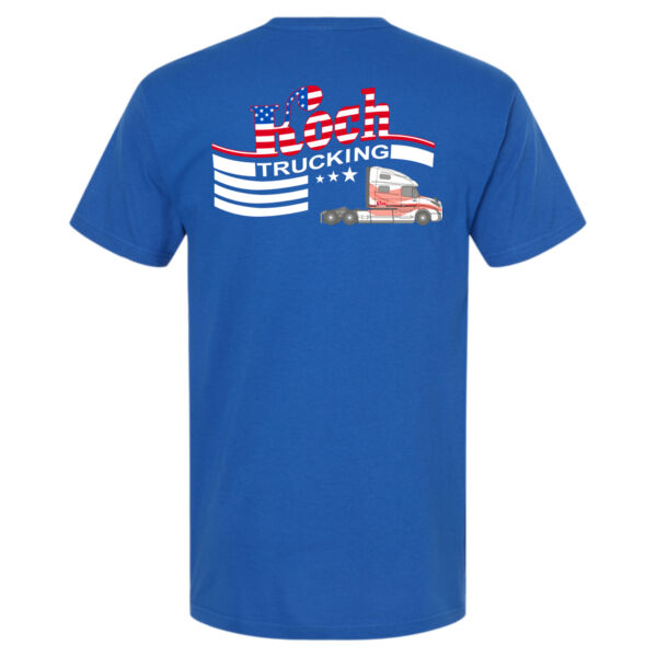 M&O - Men's Gold Soft Touch T-Shirt - Printed Logos Thumbnail