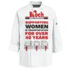 Eight Knot Button Chef Coat with Thermometer Pocket Thumbnail