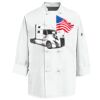 Eight Knot Button Chef Coat with Thermometer Pocket Thumbnail