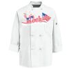 Eight Knot Button Chef Coat with Thermometer Pocket Thumbnail