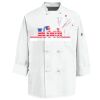 Eight Knot Button Chef Coat with Thermometer Pocket Thumbnail