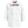 Eight Knot Button Chef Coat with Thermometer Pocket Thumbnail