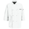 Button Chef Coat with Thermometer Pocket Thumbnail